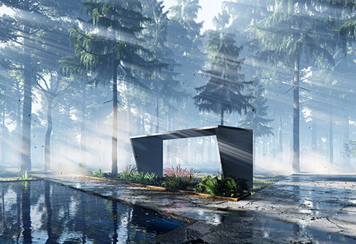 景观建筑规划校园风表现-学员作品