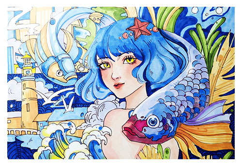 视传手绘作品展示